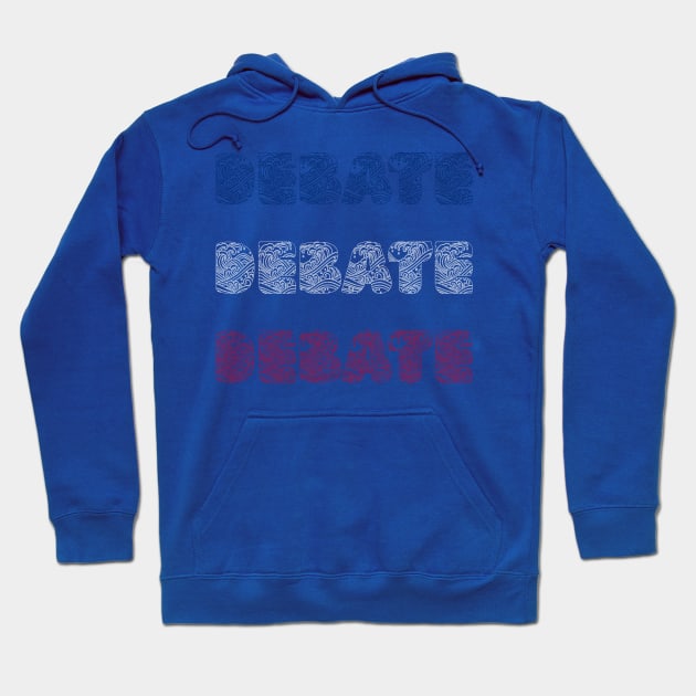 Debate Waves Hoodie by yayor